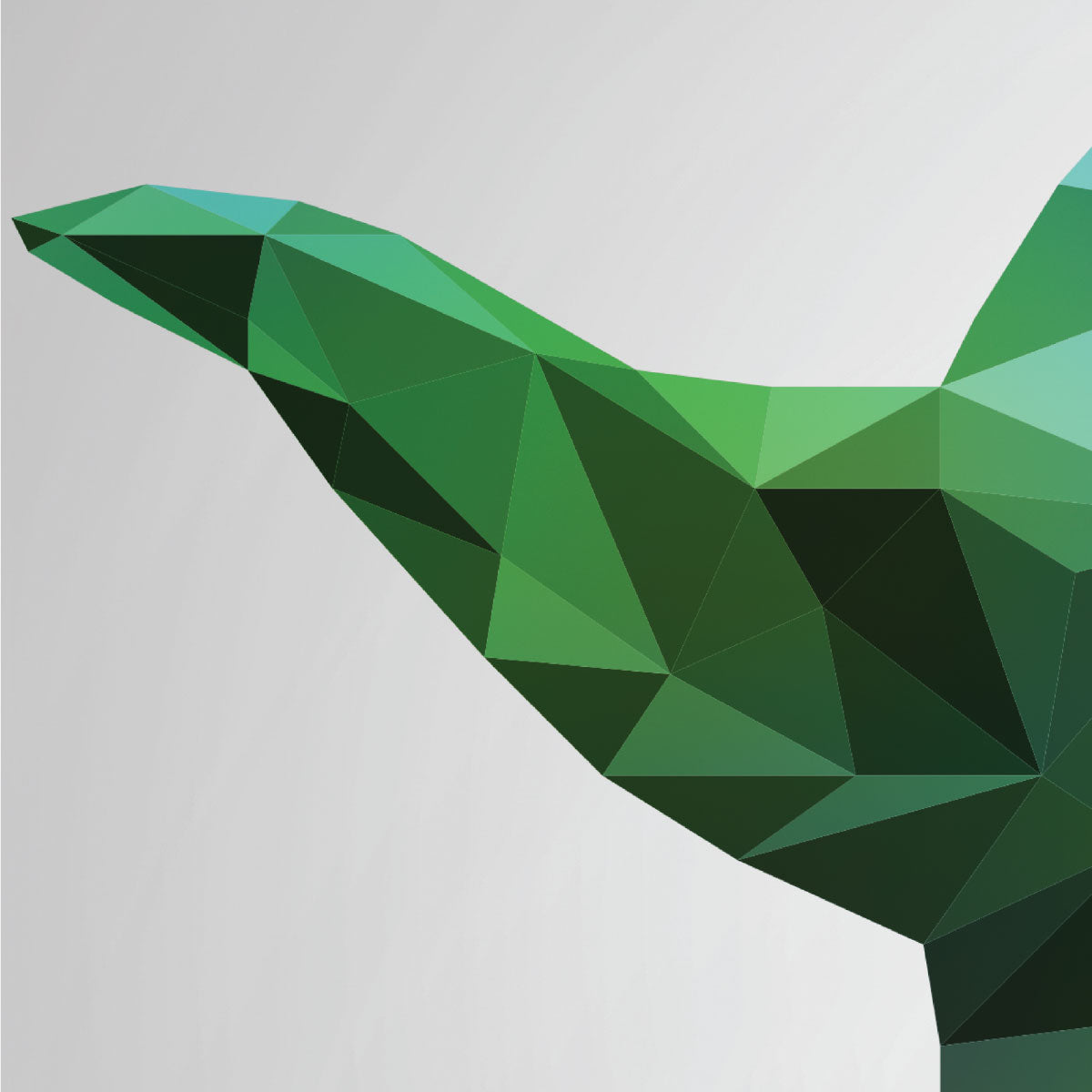 Low Poly Yoda Jedi Art Print Original Wall Unique Star Wars A2 Graphic Design - Kuzi Tees