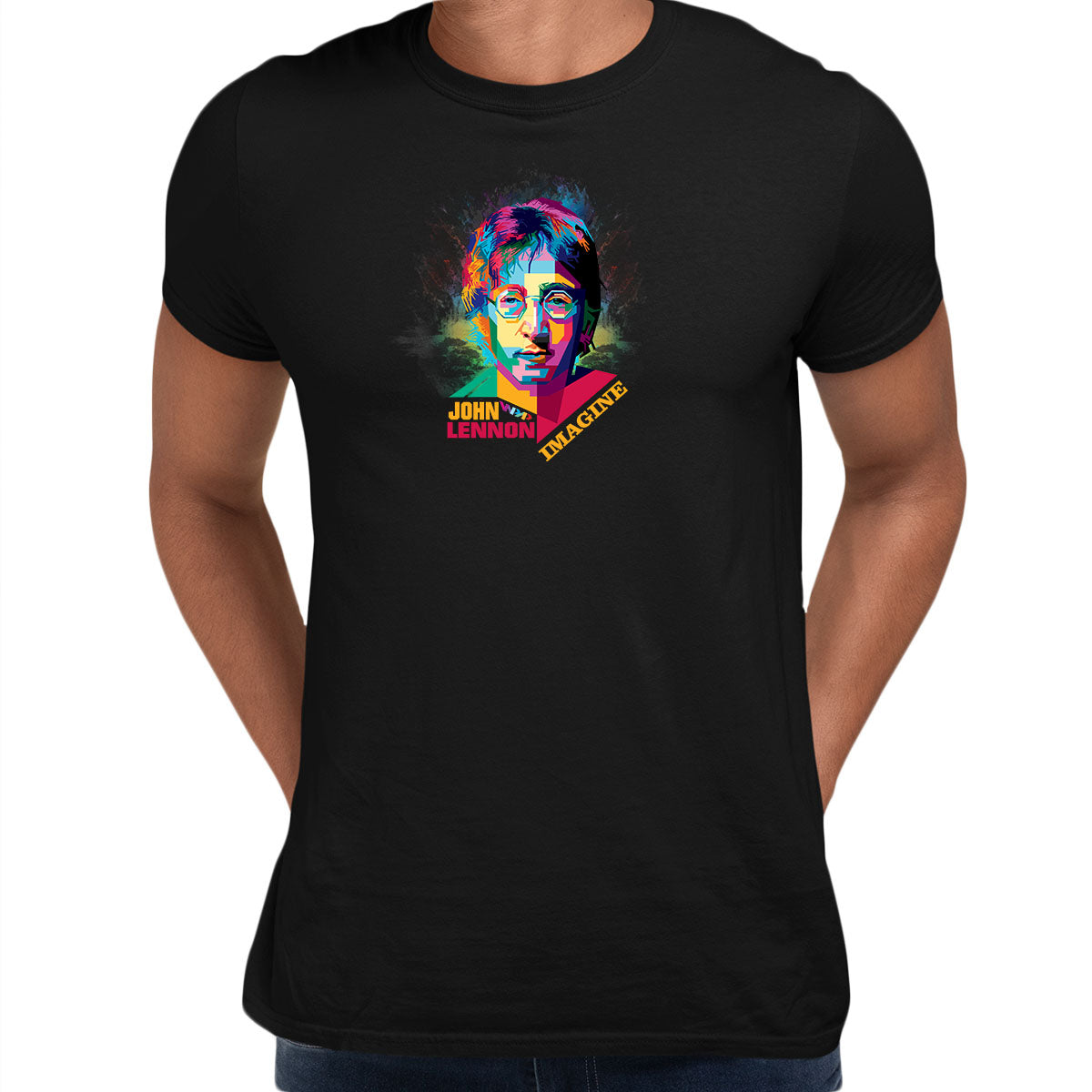 John Lennon Adult Imagine Music t-shirt Unisex Tee - Kuzi Tees