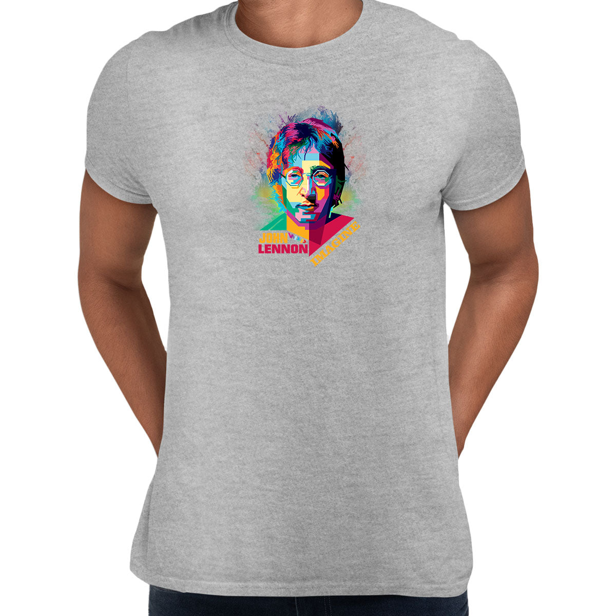 John Lennon Adult Imagine Music t-shirt Unisex Tee - Kuzi Tees
