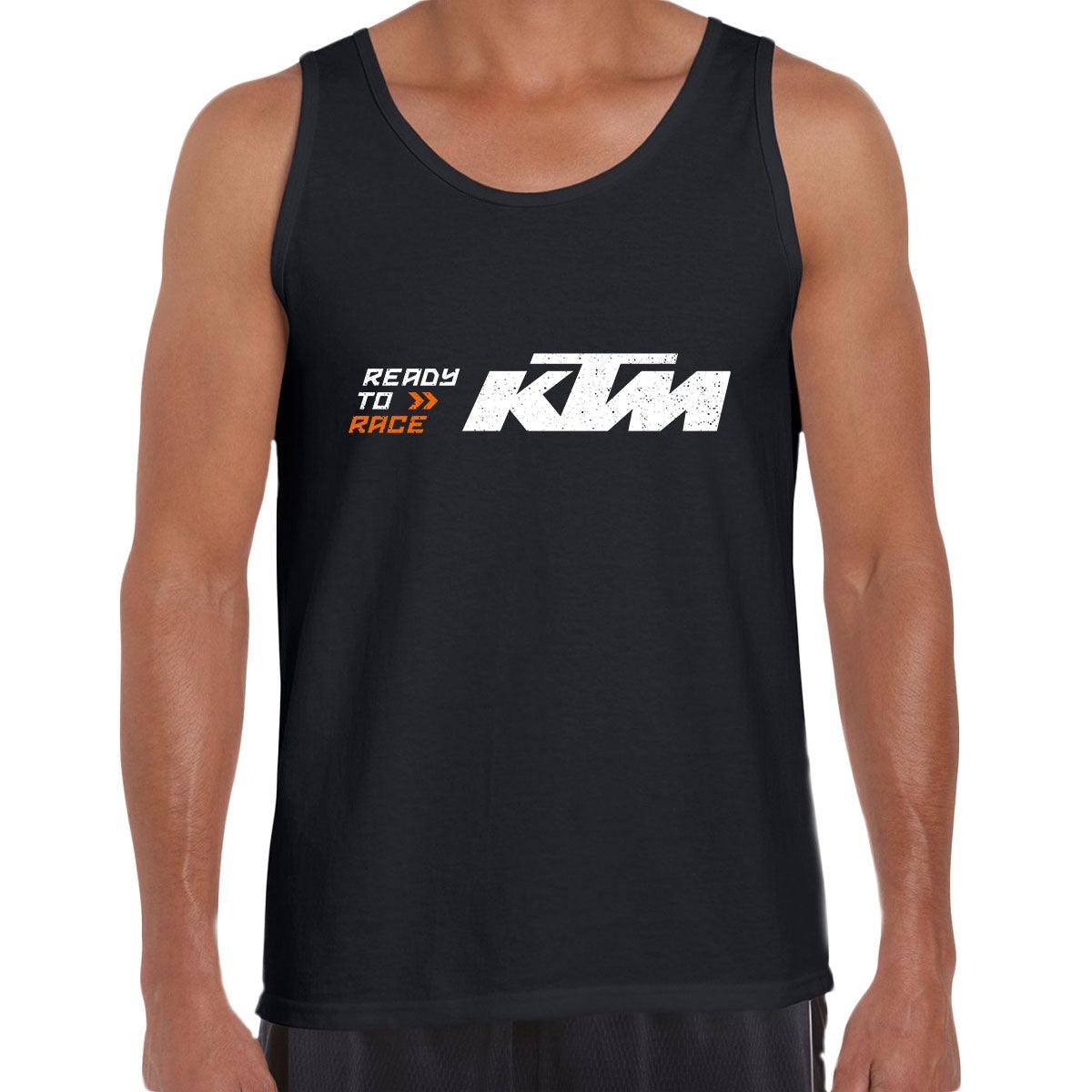 Bike Ready To Race T-Shirt Biker Motorcycle Rider Inspired Racing Bike Cycle Unisex Tank Top - Kuzi Tees