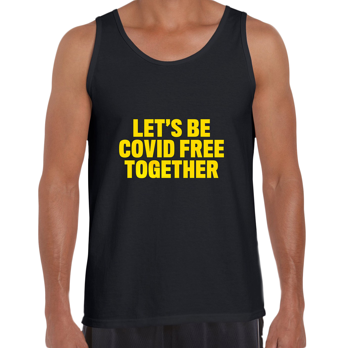 Let's Be Covid 19 Free Together Stay Home Social Distance Take responsibility T-Shirt - Kuzi Tees