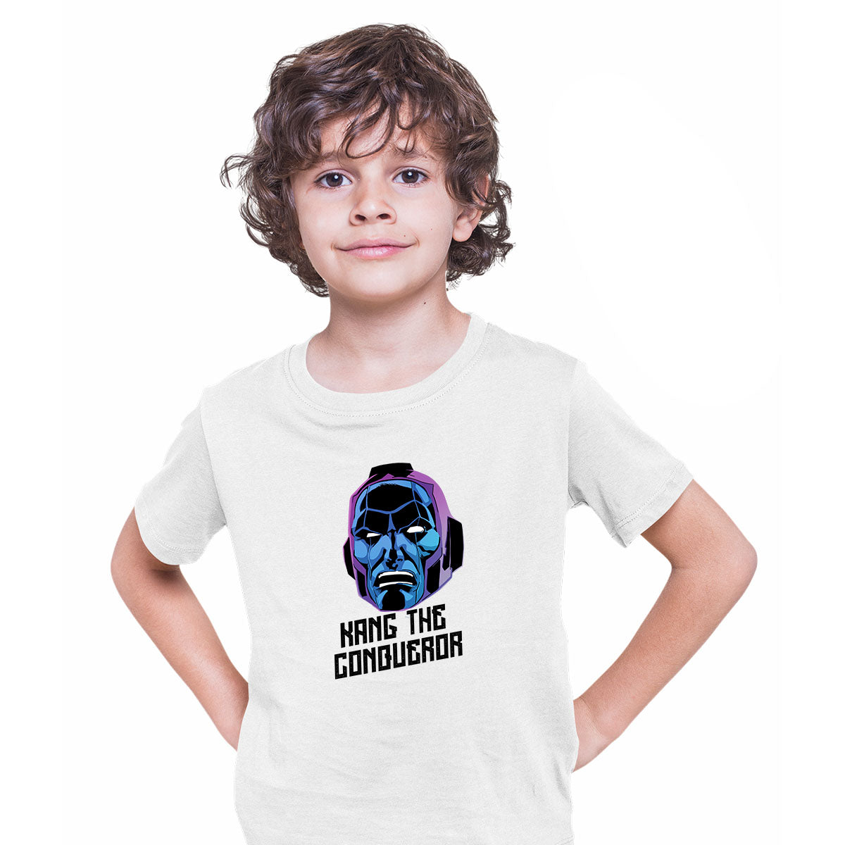 Kang The Conqueror Ant-Man TVA Loki Marvel Comic Hero Funny T-shirt for Kids - Kuzi Tees