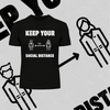 Corona 19 Keep Your 1m Social Distance Stay Home T-Shirt - Kuzi Tees