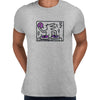 DJ 1988 Talking Heads Abstract Pop Art Heart Unisex T-Shirt - Kuzi Tees