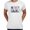 DJ 1988 Talking Heads Abstract Pop Art Heart Unisex T-Shirt - Kuzi Tees