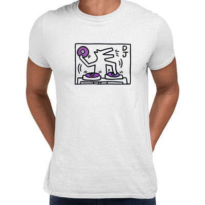 DJ 1988 Talking Heads Abstract Pop Art Heart Unisex T-Shirt - Kuzi Tees