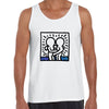 Hugging Pop Art Icon Talking Heads Abstract Unisex Tank Top - Kuzi Tees