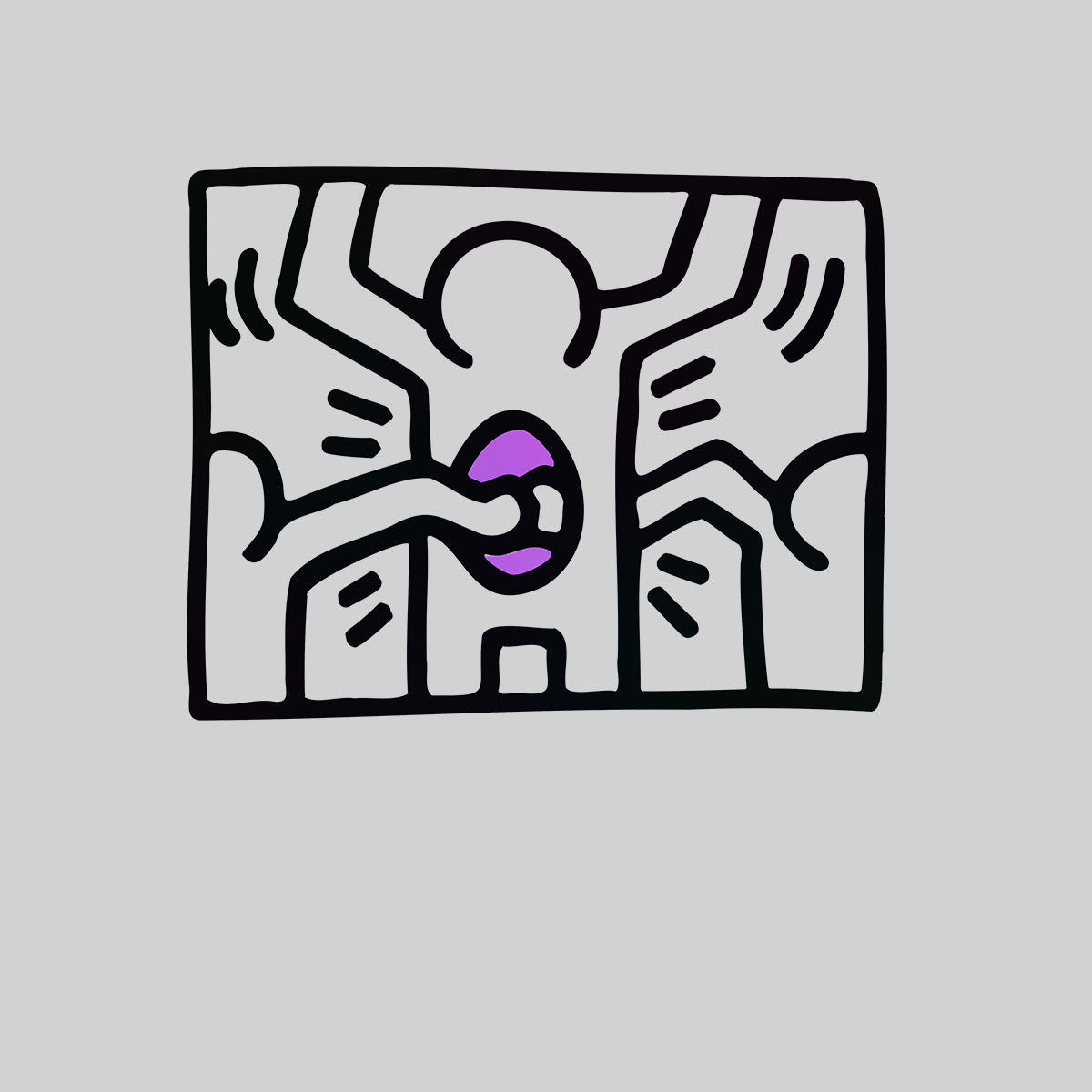 Pop Art Icon Talking Heads Abstract - Kids T-Shirt - Kuzi Tees