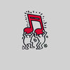 Music Talking keith haring Heads Abstract Pop Art Unisex T-Shirt - Kuzi Tees