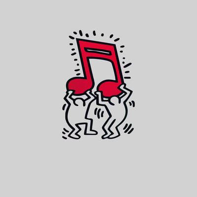 Music Talking keith haring Heads Abstract Pop Art Unisex T-Shirt - Kuzi Tees