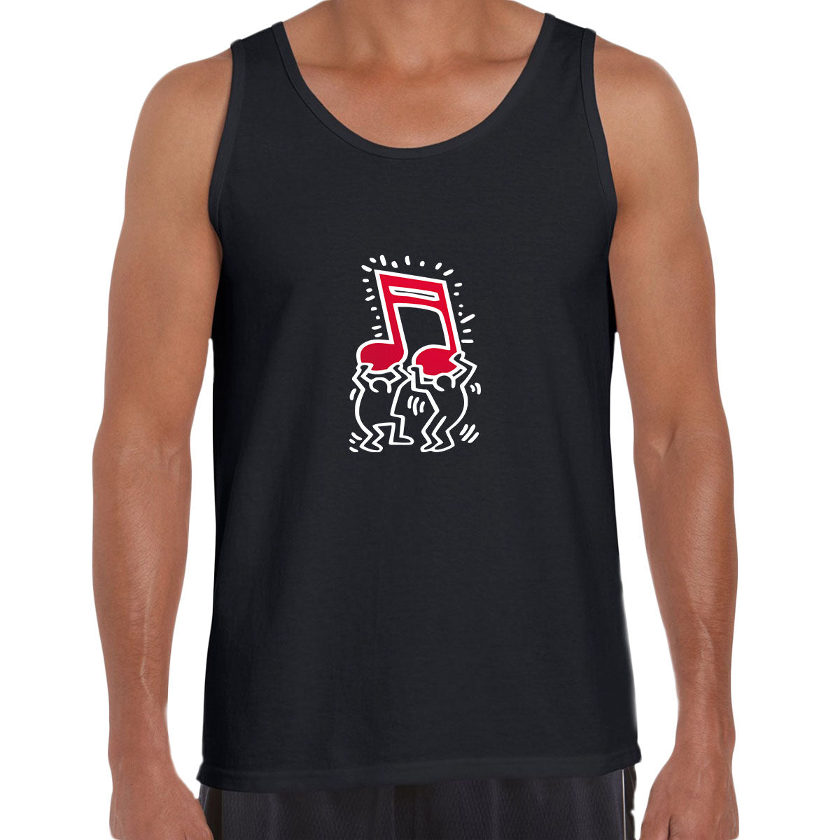 Music Talking Heads Abstract Pop Art Unisex Tank Top - Kuzi Tees