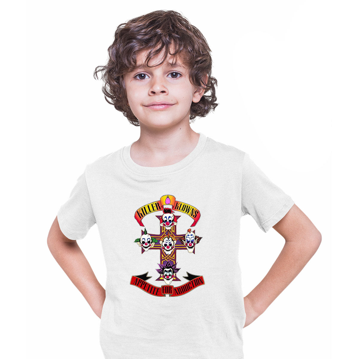 Killer Klowns from outer space Kids T-shirt Nostalgia 1988 Retro Unisex Movie - Kuzi Tees