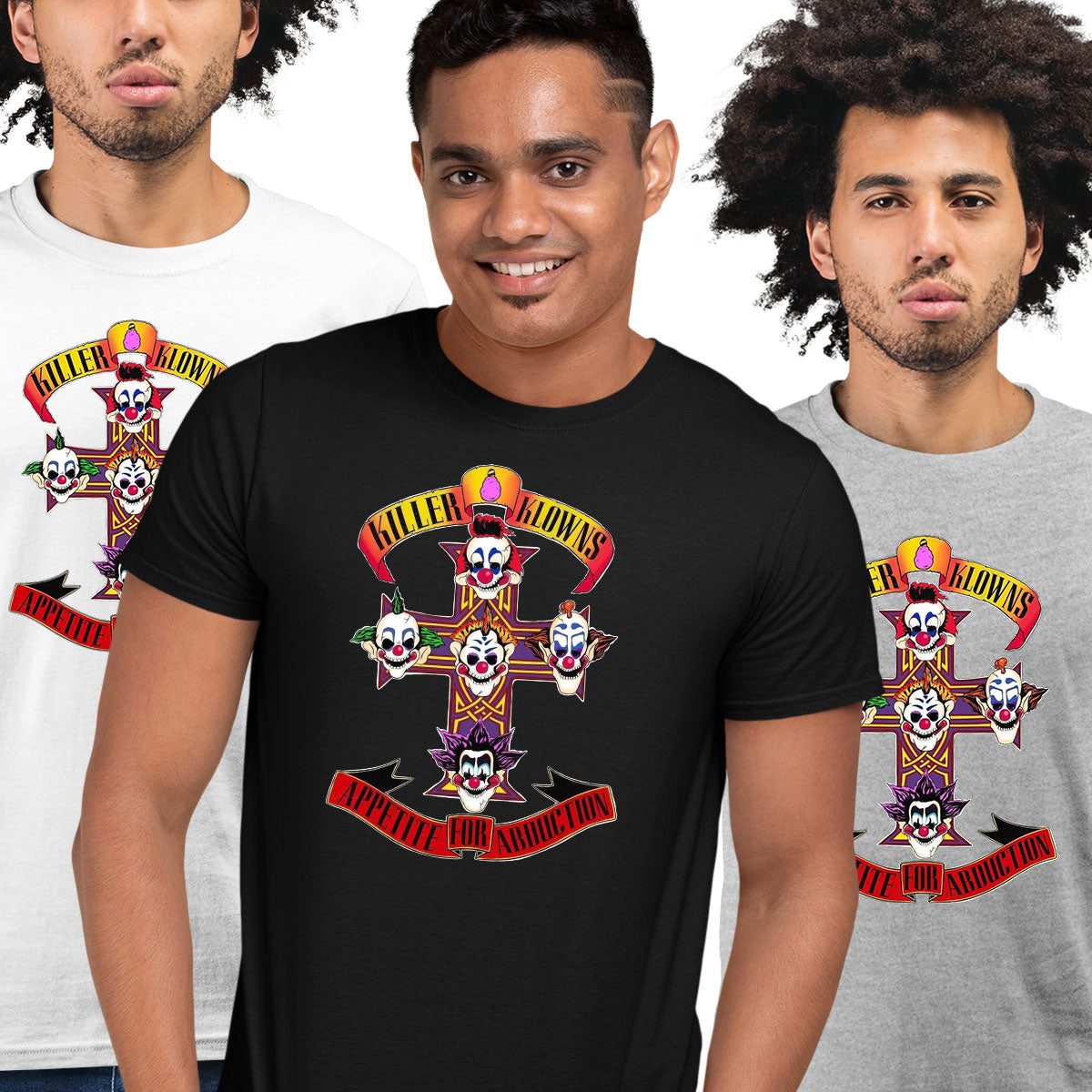Killer Klowns from outer space T-shirt Nostalgia 1988 Retro Unisex Movie - Kuzi Tees