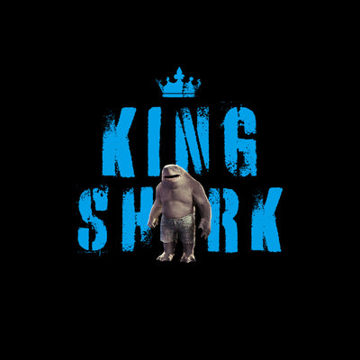 King Shark DC Funny Suicide Squad Typography Movie T-shirt for Kids - Kuzi Tees