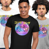 King Kong Vs Godzilla Japanese Nostalgia Arcade T-shirt Movie - Kuzi Tees