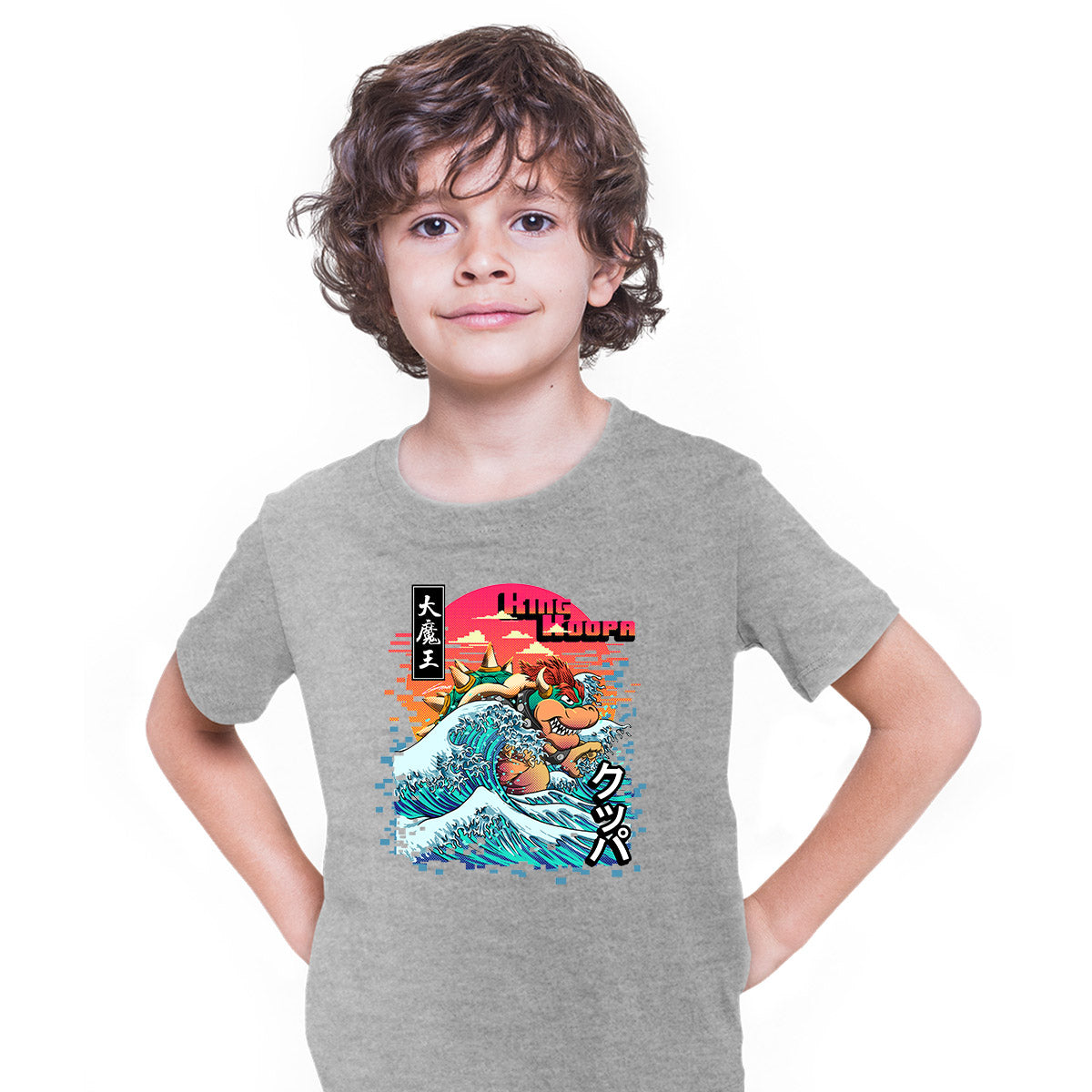 King Koopa Bowser T-shirt Nostalgia T-shirt for Kids - Kuzi Tees