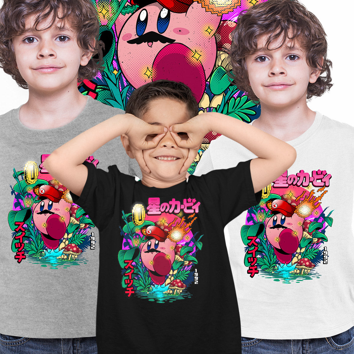 Kirby's Dream Land Kids T-shirt