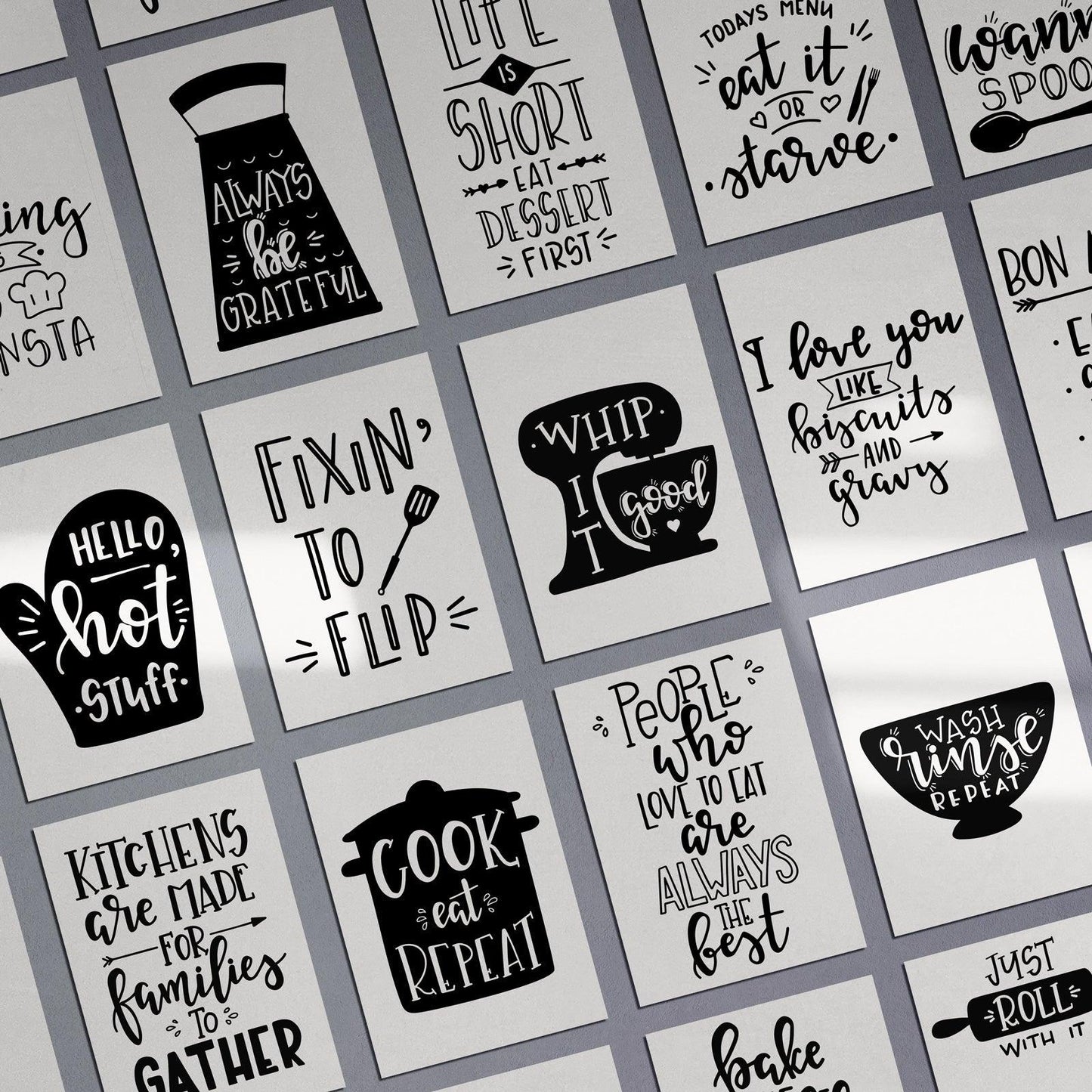 Baking Is So Gansta A4 A3+A2 Posters Wall Art Home - Kuzi Tees
