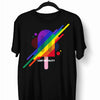 LGBT Equality Rainbow Lesbian Festival Straight Bi Love Community T-Shirt - Kuzi Tees