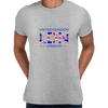 LDN Union Jack Abstract Print Mens T-Shirt Great Britain Flag - Kuzi Tees