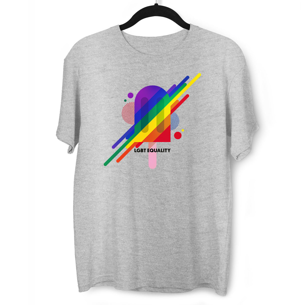 LGBT Equality Rainbow Lesbian Festival Straight Bi Love Community T-Shirt - Kuzi Tees