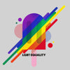 LGBT Equality Rainbow Lesbian Festival Straight Bi Love Community T-Shirt - Kuzi Tees