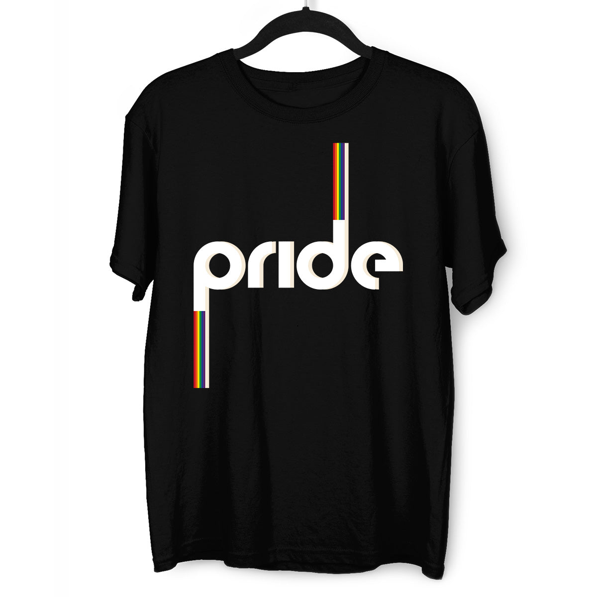 LGBT Parade Rainbow Gay Lesbian Slogan Pride Festival Straight T-Shirt - Kuzi Tees