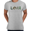 Loki God of Mischief Tom Hiddleston Grey 3XL Unisex T-Shirt - Discounted - Kuzi Tees