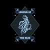 Legend of the seas Octopus Ocean Creature Short sleeve Unisex T-shirt - Kuzi Tees