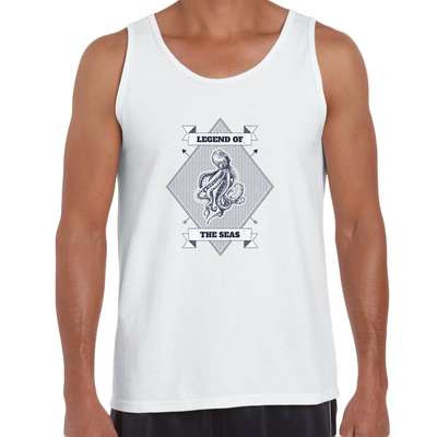 Legend of the seas Octopus Ocean Creature Sleeveless Unisex Tank Top - Kuzi Tees