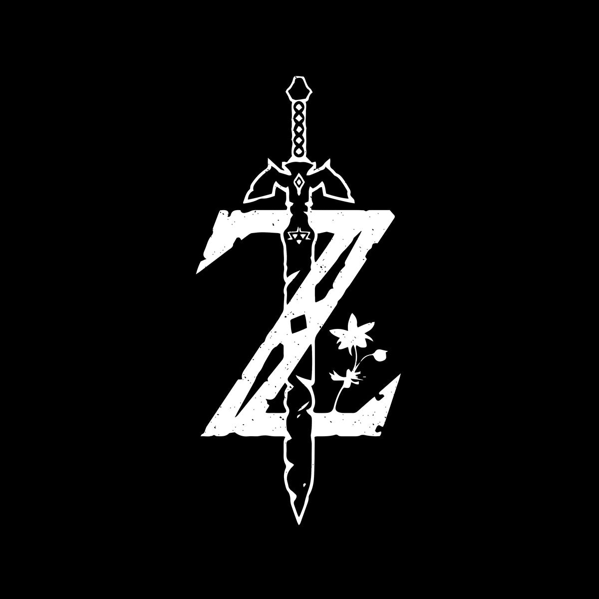 Legend of Zelda GAMING Black White Grey Retro T-Shirts for Kids OLD SKOOL - Kuzi Tees