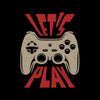 Mens Gaming T-Shirt Old School Gamer Retro Video Game Let's Play Unisex T-Shirt - Kuzi Tees