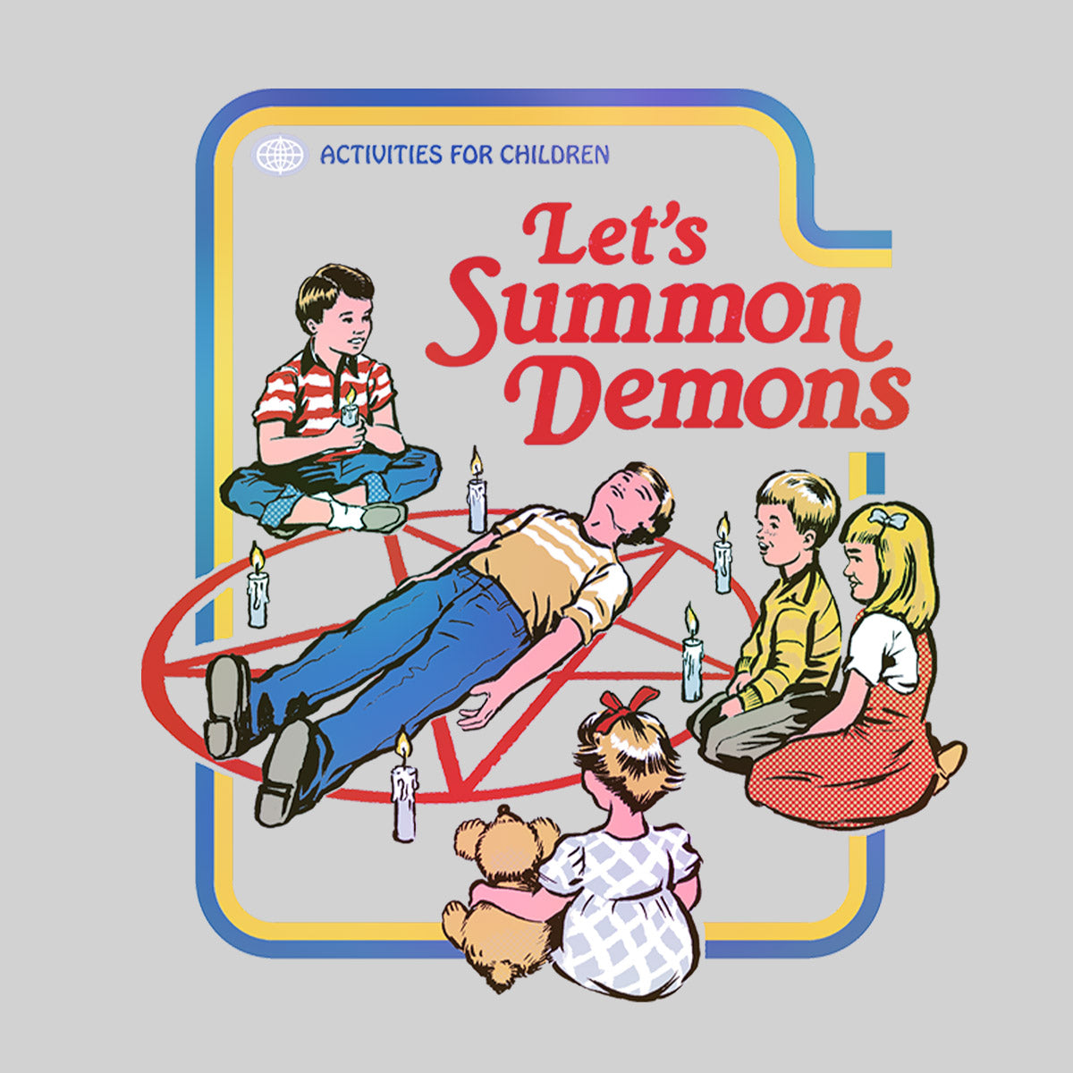 Let's Summon Demons Adults t-shirt Activities for children T-Shirt Unisex Tee - Kuzi Tees