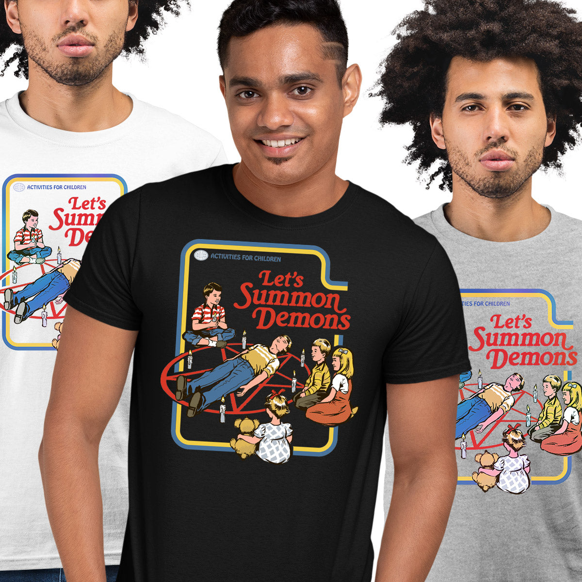 Let's Summon Demons Adults t-shirt Activities for children T-Shirt Unisex Tee - Kuzi Tees