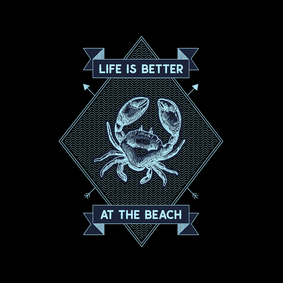 Life is Better at the Beach Relax Sunshine Seaside Short sleeve Unisex T-shirt - Kuzi Tees