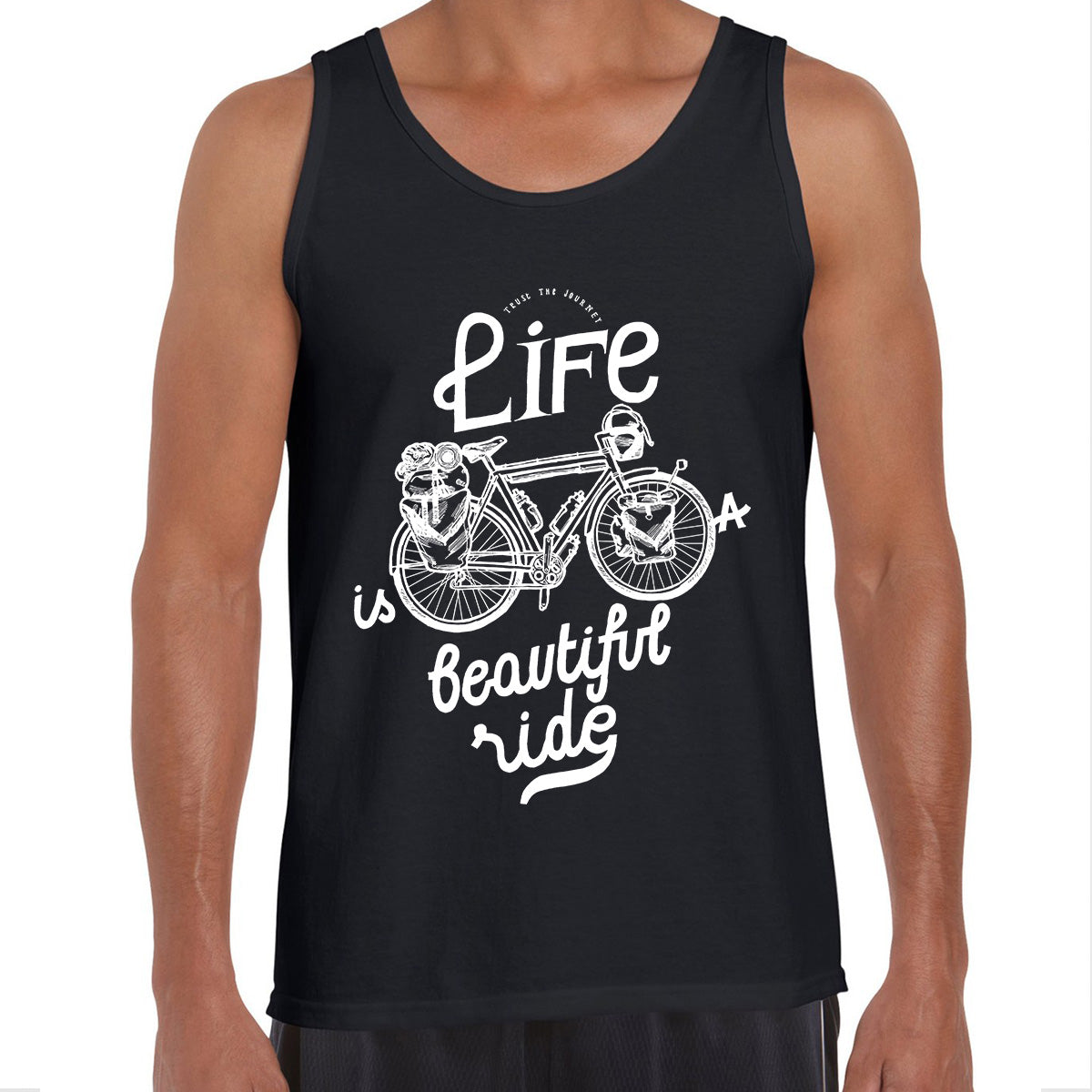 Life is a beautiful ride Special T-shirt And Tank Top design for Bicycle minds - Kuzi Tees