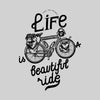 Life is a beautiful ride-Special Tank Top for Bicycle and Hipster minds - Kuzi Tees