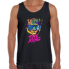 Lion Tiger The King Amazing summer Unisex Black Tank Top - Kuzi Tees