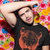 Rock On Lion - Halftone Animal Untamed T-Shirt - Kuzi Tees