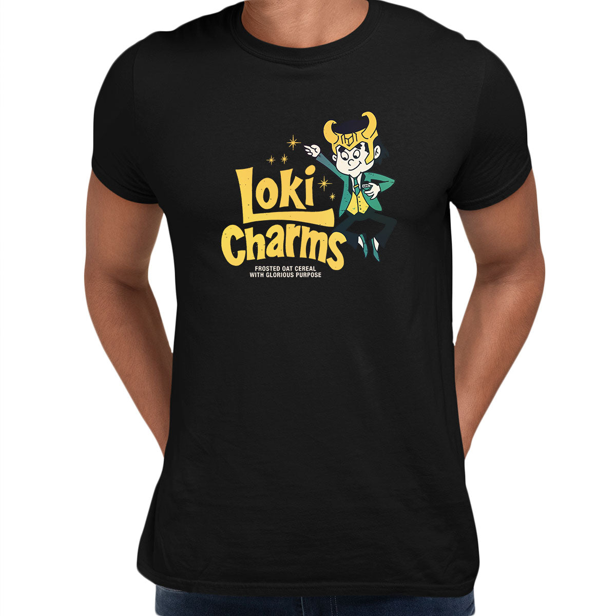 Loki Charms Frosted oat Cereal With Glorious Purpose - Kuzi Tees
