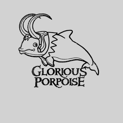 Dolphin Loki Marvel Superhero Comic Glorious Porpoise T-Shirt Kids Adults Tee - Kuzi Tees