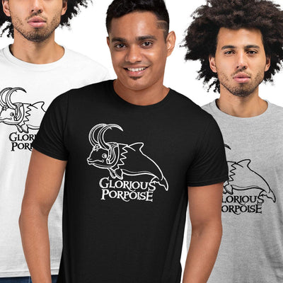 Dolphin Loki Marvel Superhero Comic Glorious Porpoise T-Shirt Kids Adults Tee - Kuzi Tees