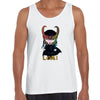 Loki Figurative Superhero Comic Star Tom Hiddleston Adults Unisex Tank Top - Kuzi Tees