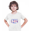 LDN Union Jack Abstract Print Kids T-Shirt London Flag - Kuzi Tees