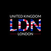 LDN Union Jack Abstract Print Kids T-Shirt London Flag - Kuzi Tees
