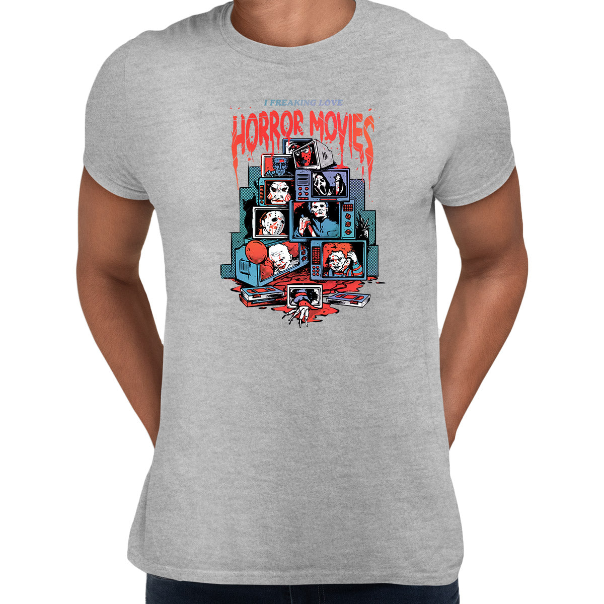 Love Horror Movies T-shirt Sarcastic Funny
