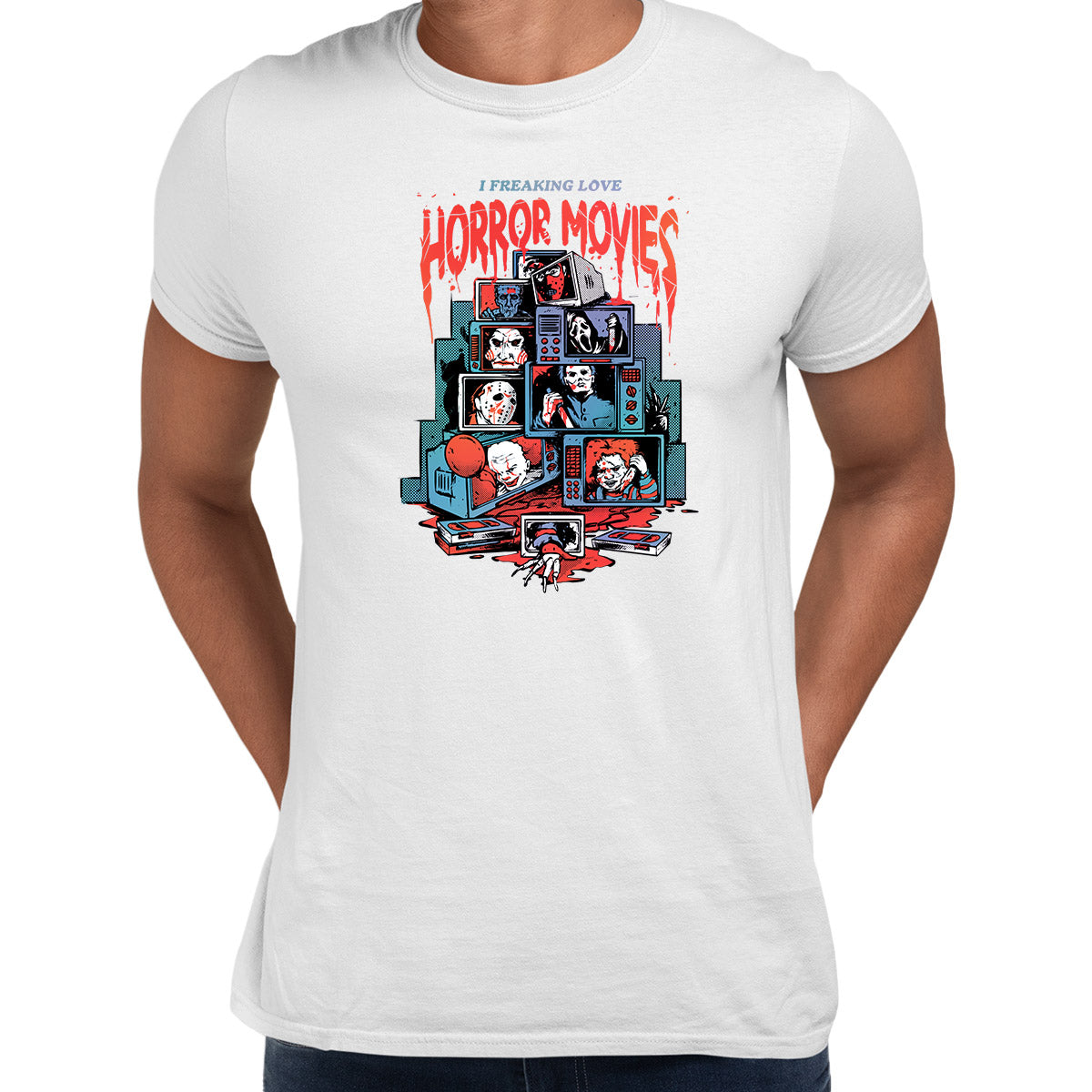 Love Horror Movies T-shirt Sarcastic Funny