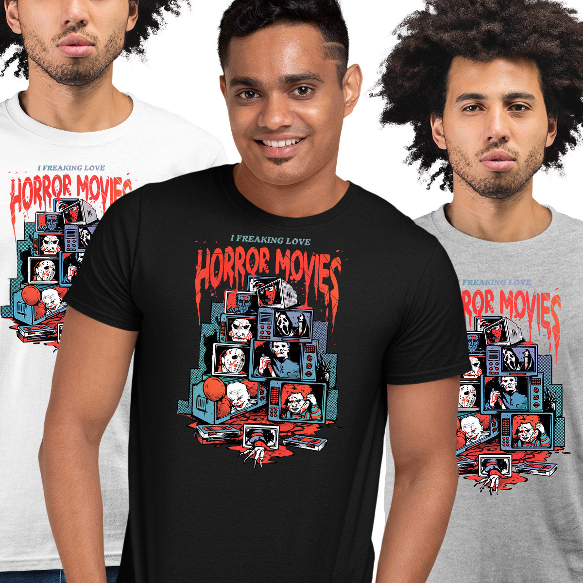 Love Horror Movies T-shirt Sarcastic Funny