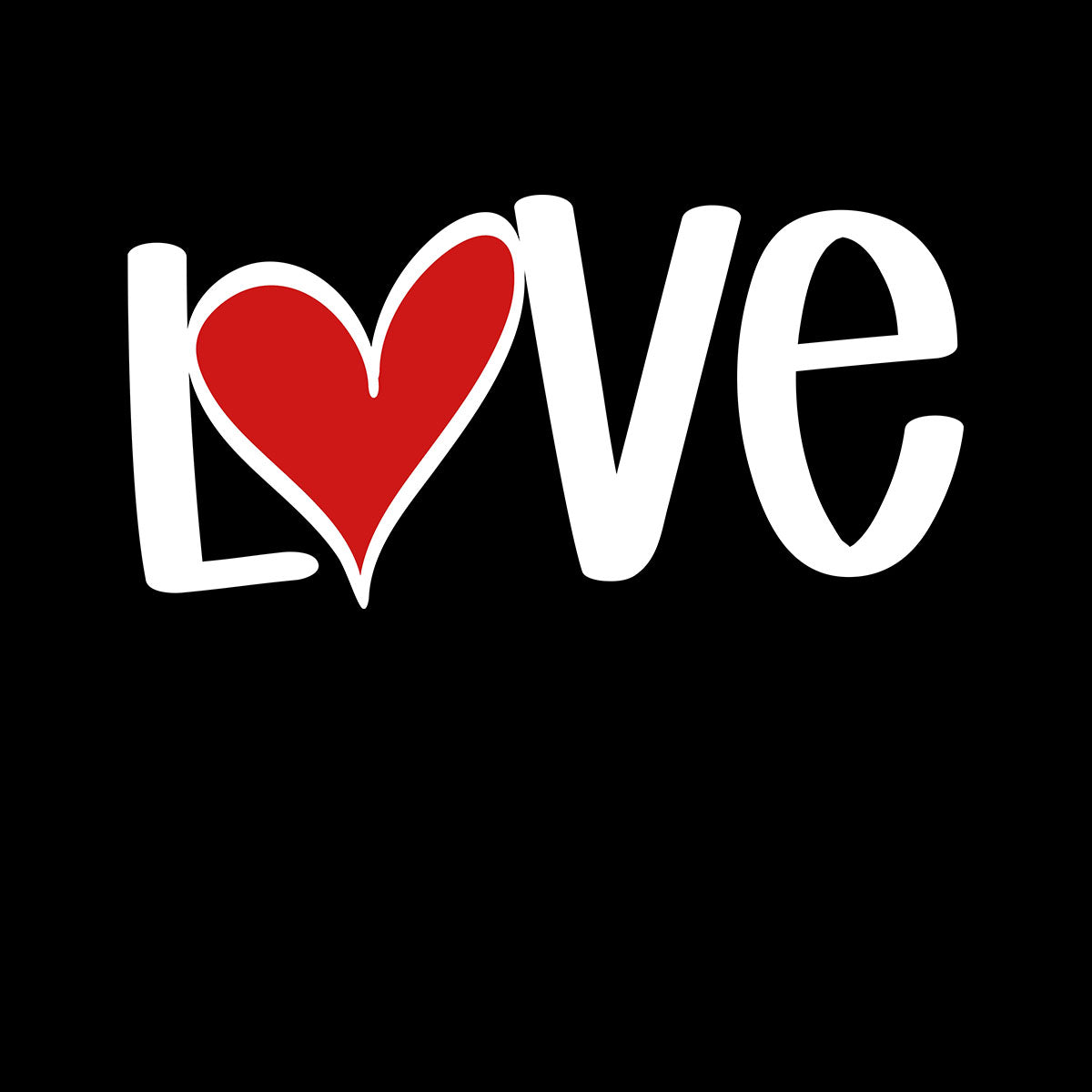 Love Sign Four - Valentines Love T-shirt for men Unisex T-Shirt - Kuzi Tees
