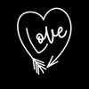 Love Sign Three - Valentines Love T-shirt for men Unisex T-Shirt - Kuzi Tees